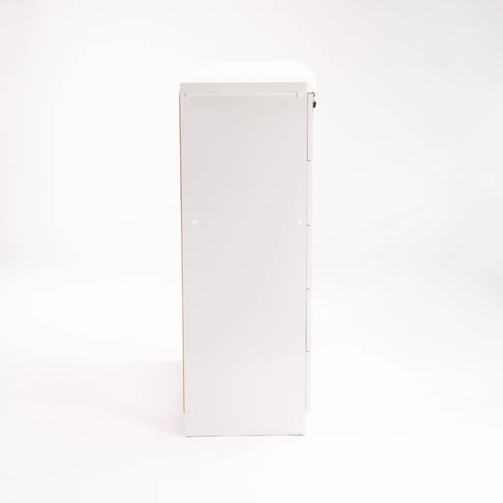 TITAN 5 DRAWER CHEST - WHITE