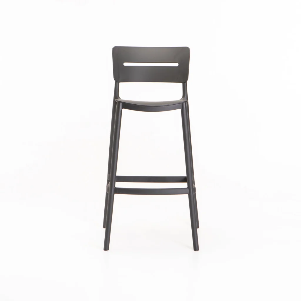 LEMNOS INDOOR/OUTDOOR BARSTOOL - DARK GREY