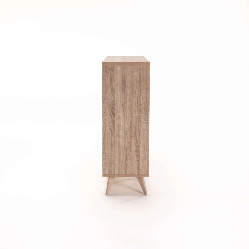 ACE BAR UNIT SIDEBOARD - LIGHT OAK / GREY