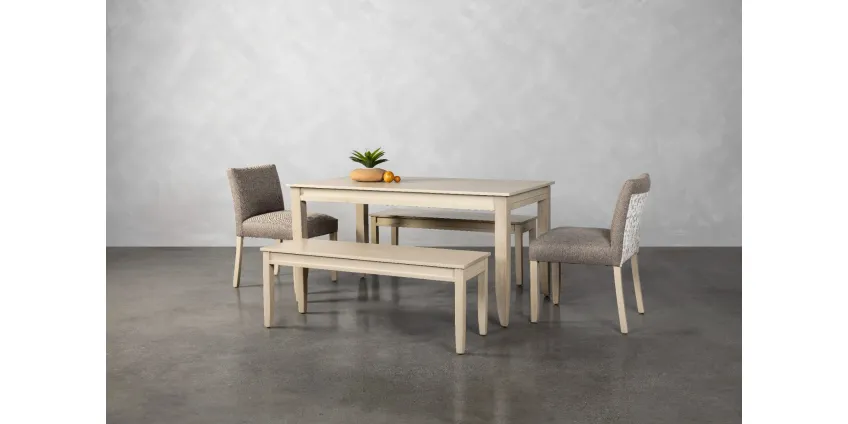 Highland Dining Table + 2 Winslow Chairs + 2 Highland Benches