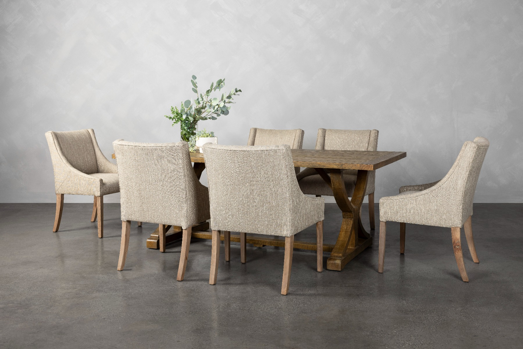 Harper Dining Table + 6 Dining Harper Chairs