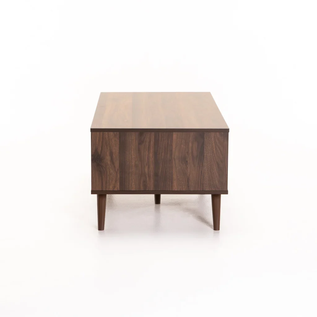 EVE 105x55cm COFFEE TABLE - Walnut/Dark Grey