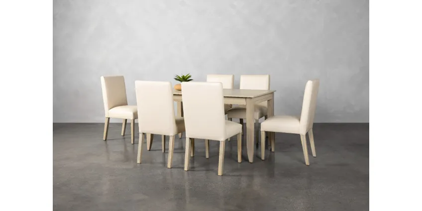 Highland Dining Table + 6 Jasper Dining Chairs