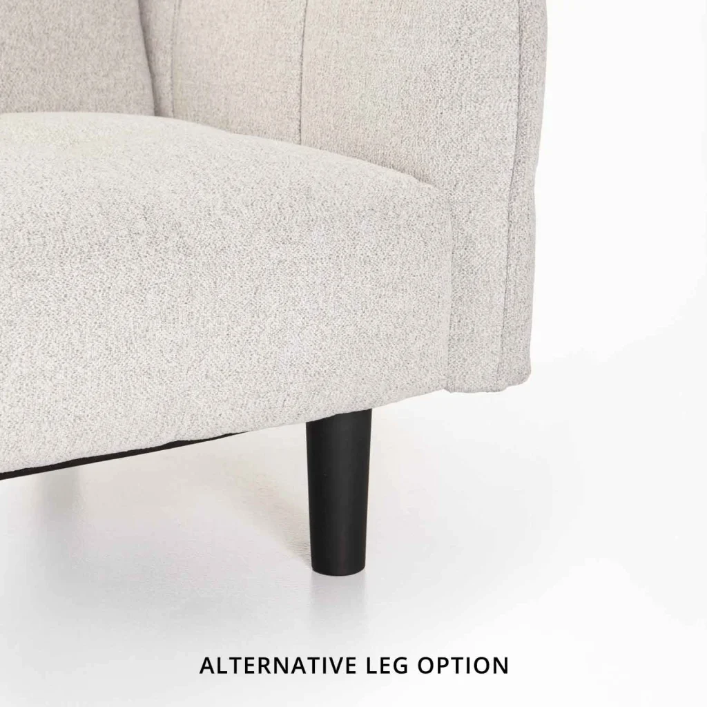 MAZ FABRIC SLEEPER COUCH 2 LEG OPTION - OATMEAL