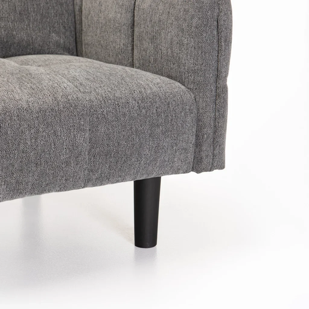 MAZ FABRIC SLEEPER COUCH 2 LEG OPTION - GREY