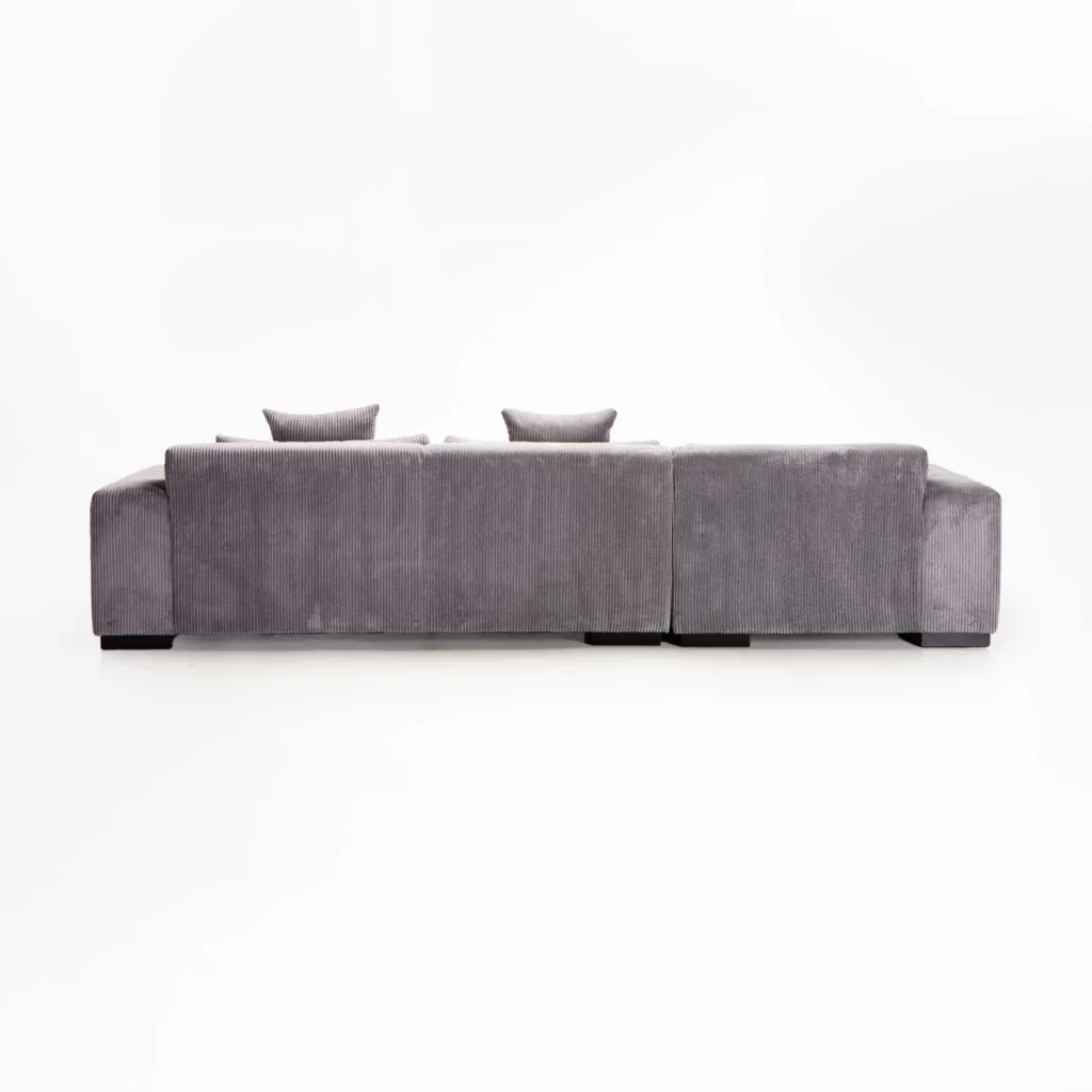 CATERINA FABRIC CORNER CHAISE - GREY
