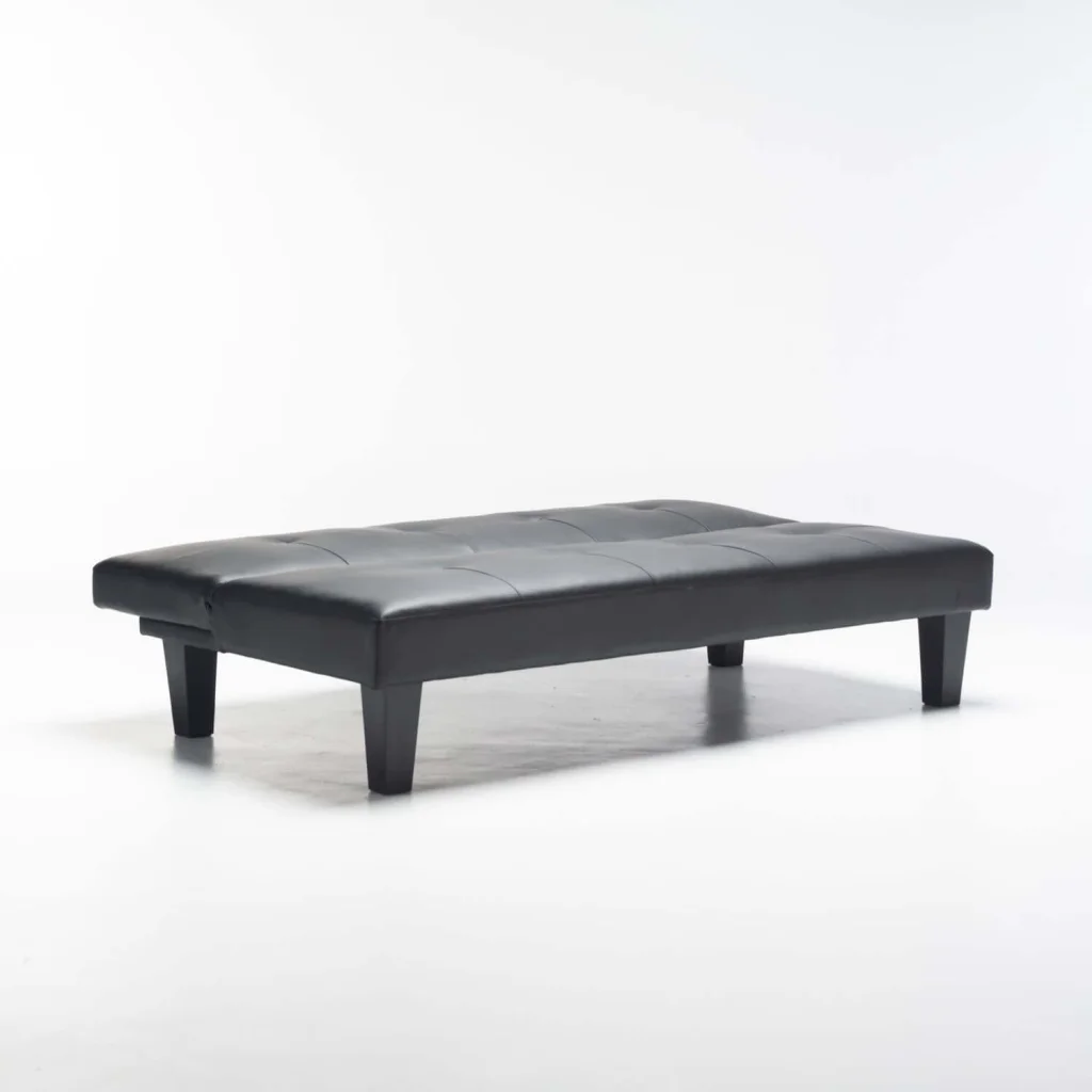 ALLAN LEATHER TOUCH SLEEPER COUCH