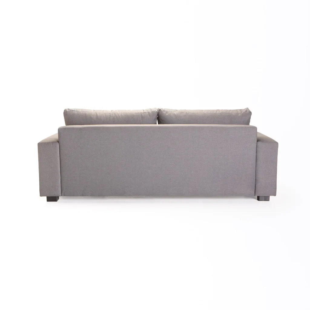 MAXIMO FABRIC 3 SEATER COUCH - LIGHT GREY