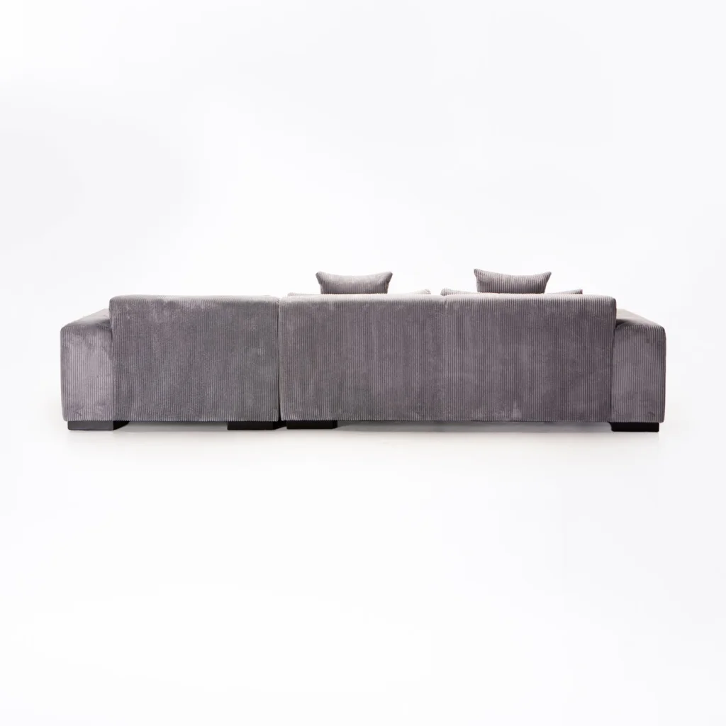 CATERINA FABRIC CORNER CHAISE - GREY
