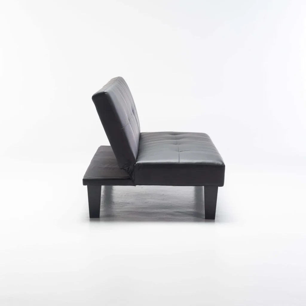 ALLAN LEATHER TOUCH SLEEPER COUCH