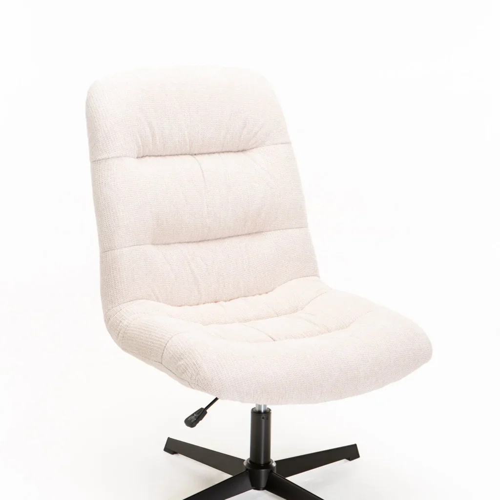 MACEY FABRIC CHAIR WITH SWIVEL - OATMEAL