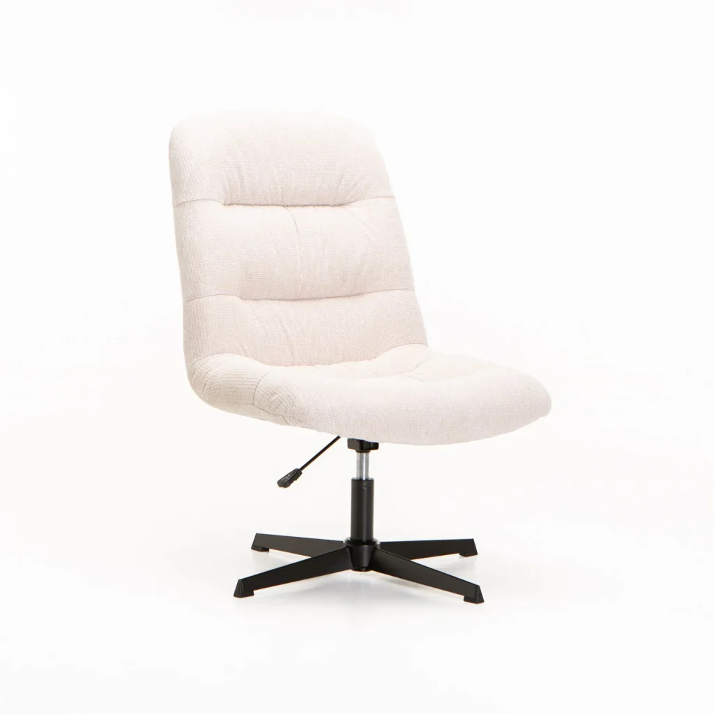 MACEY FABRIC CHAIR WITH SWIVEL - OATMEAL