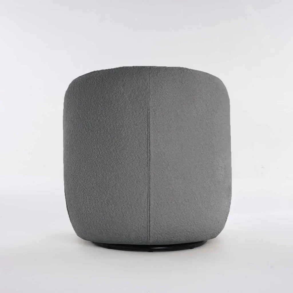 GRACE FABRIC SWIVEL CHAIR - GREY