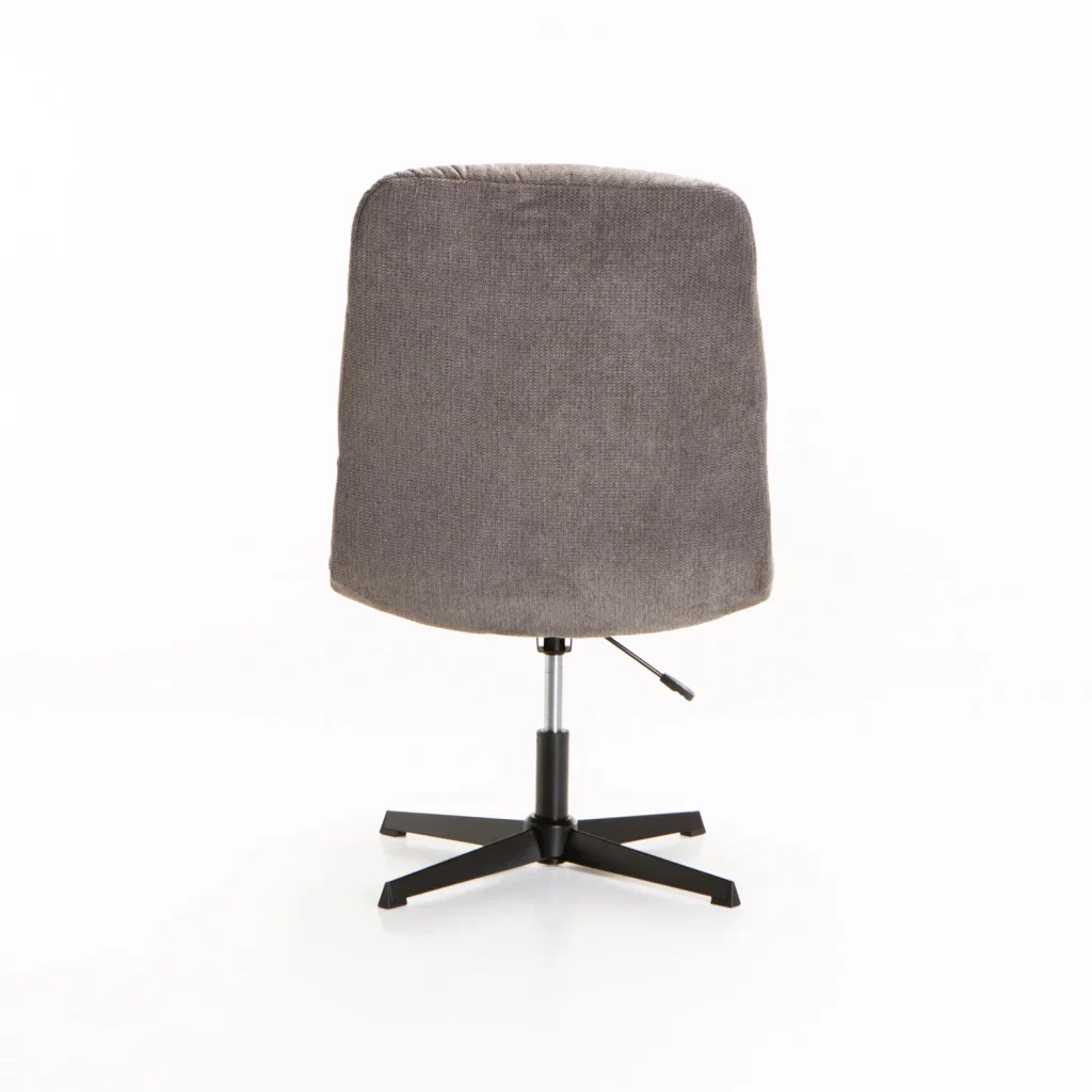 MACEY FABRIC CHAIR WITH SWIVEL - DARK GREY