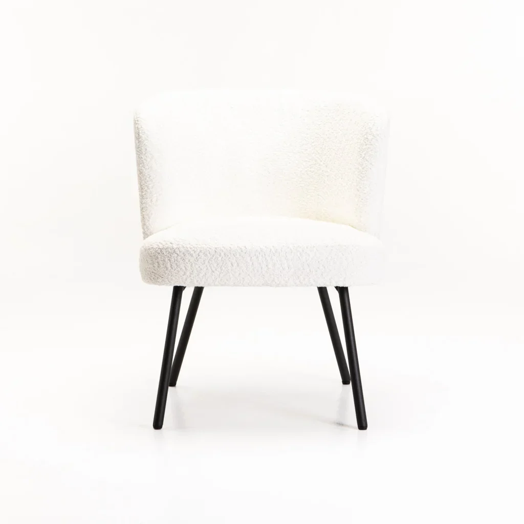 VIENNA FABRIC CHAIR - CREAM