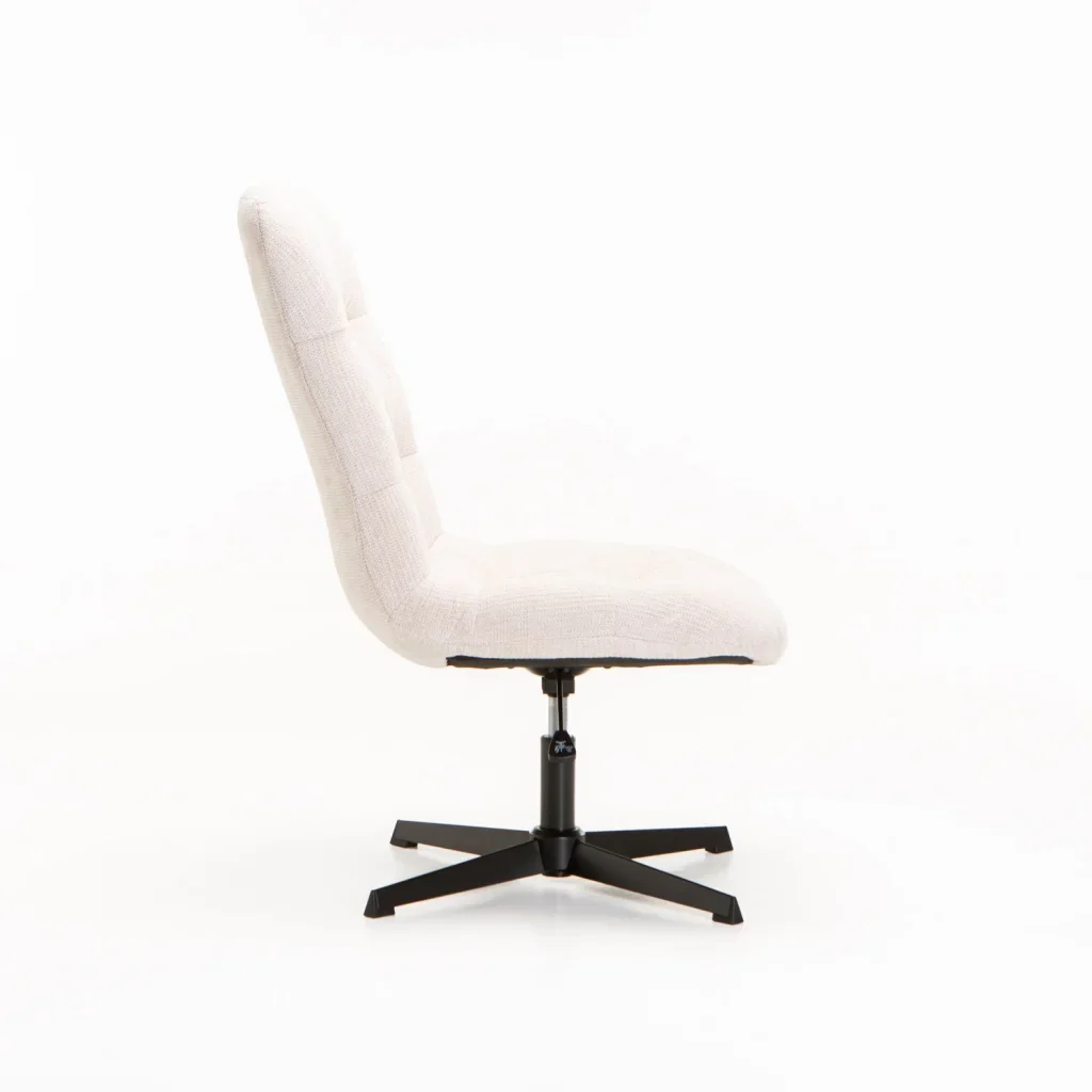 MACEY FABRIC CHAIR WITH SWIVEL - OATMEAL