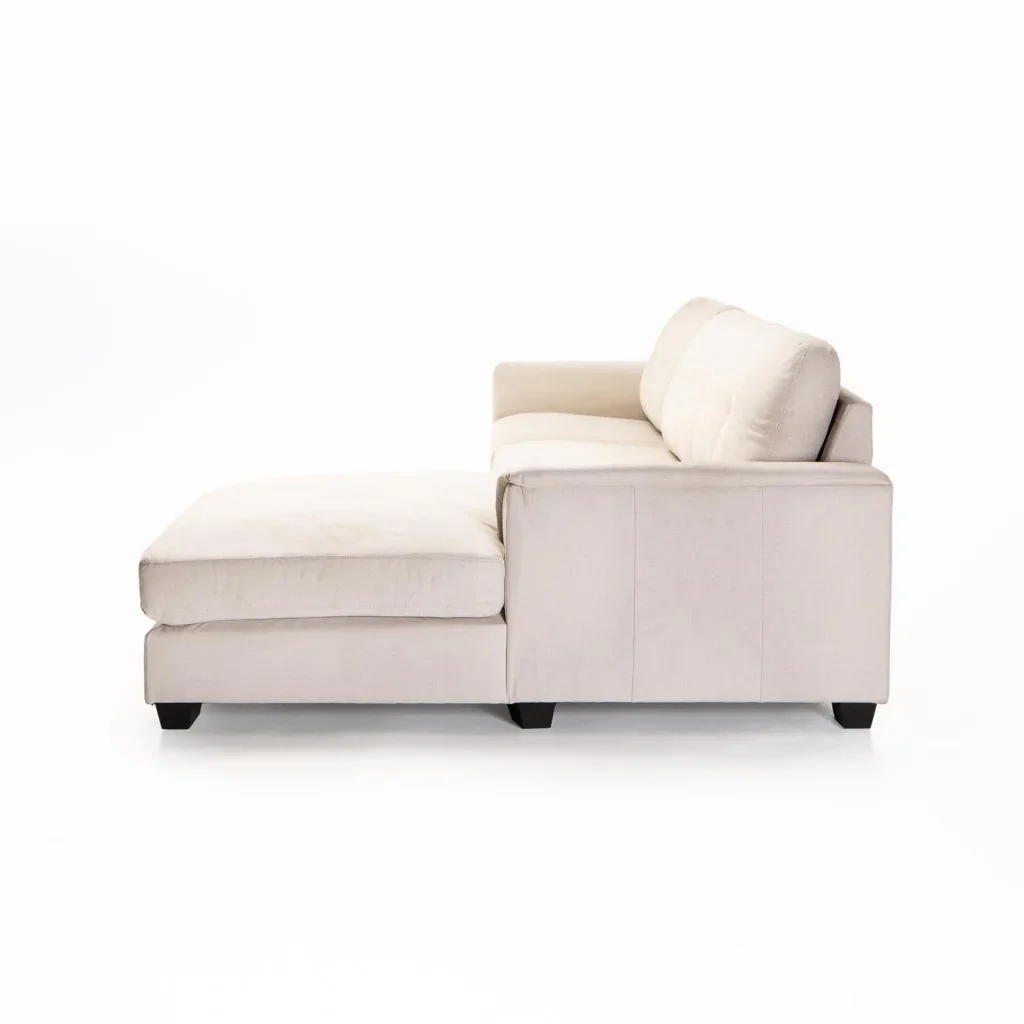 GIA FABRIC CORNER CHAISE - PLATINUM