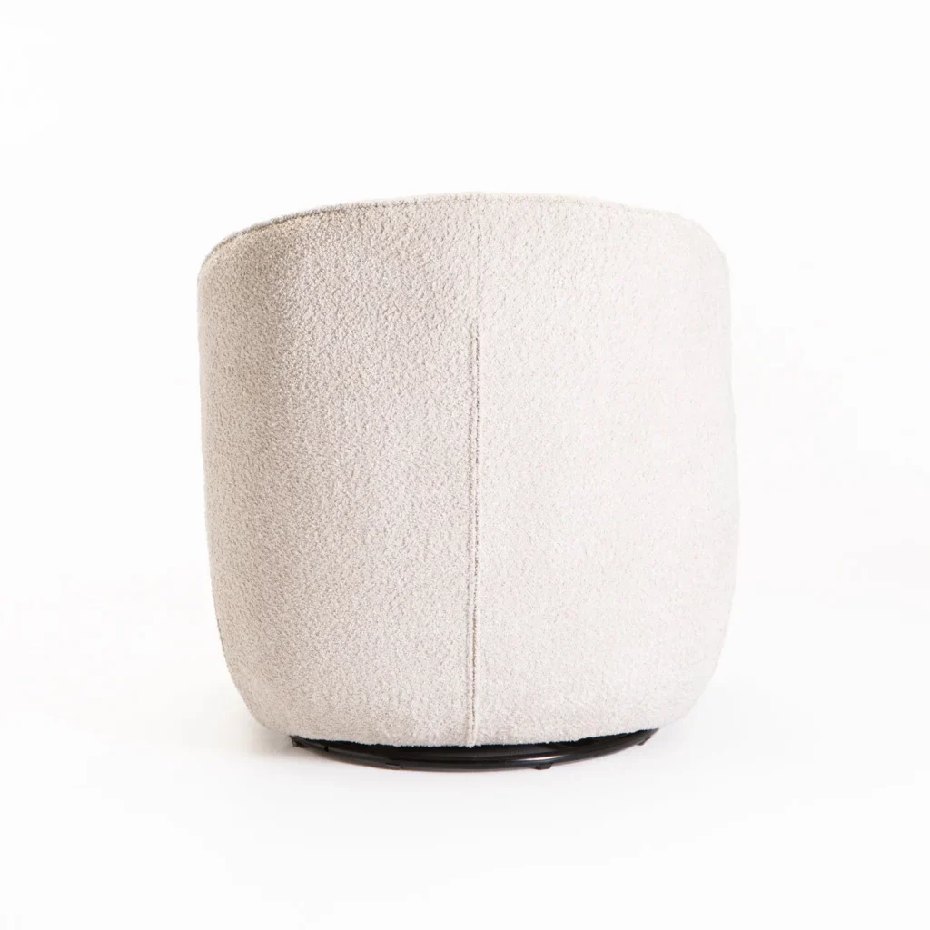 GRACE FABRIC SWIVEL CHAIR - OATMEAL