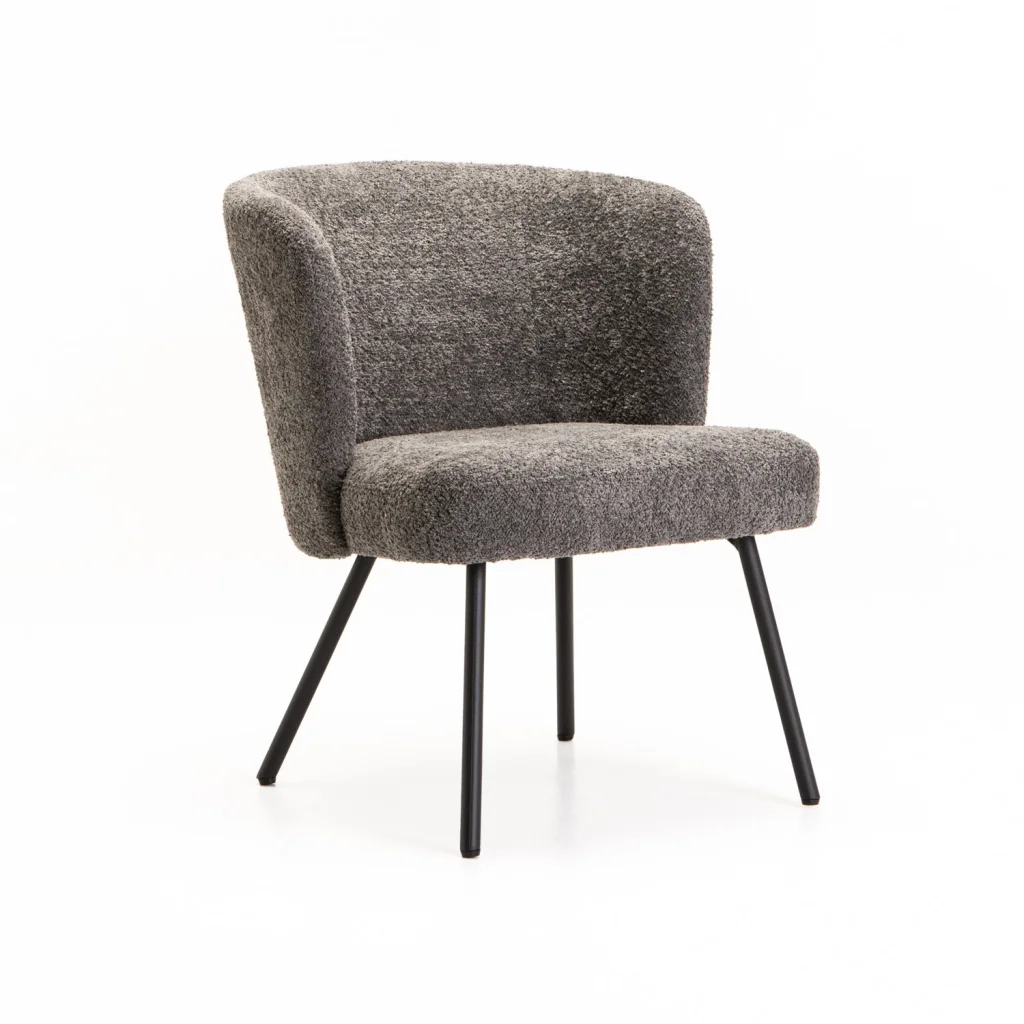VIENNA FABRIC CHAIR - GREY