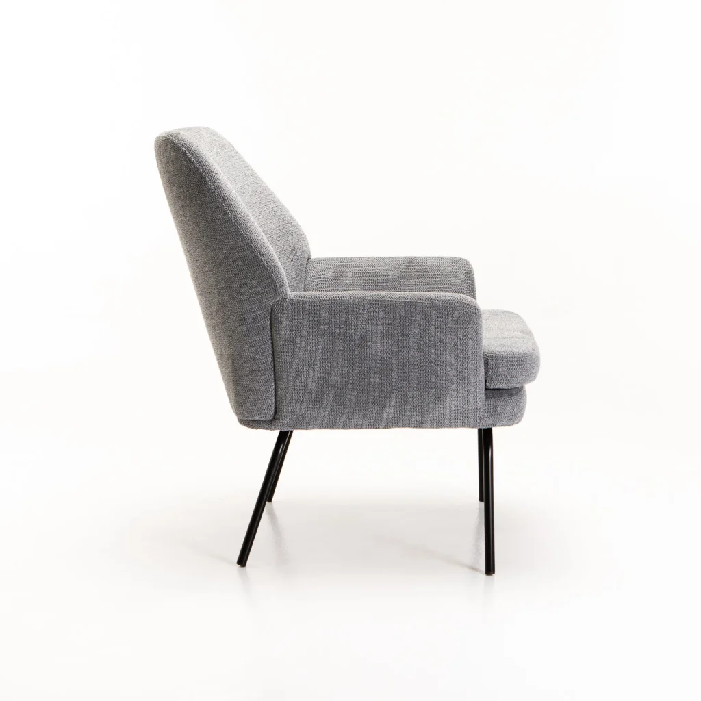 JETT FABRIC CHAIR - LIGHT GREY