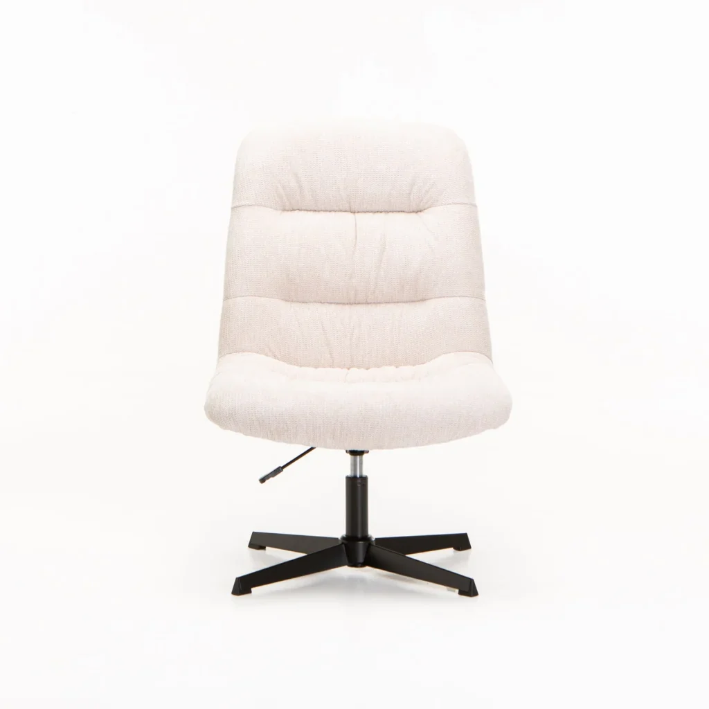 MACEY FABRIC CHAIR WITH SWIVEL - OATMEAL