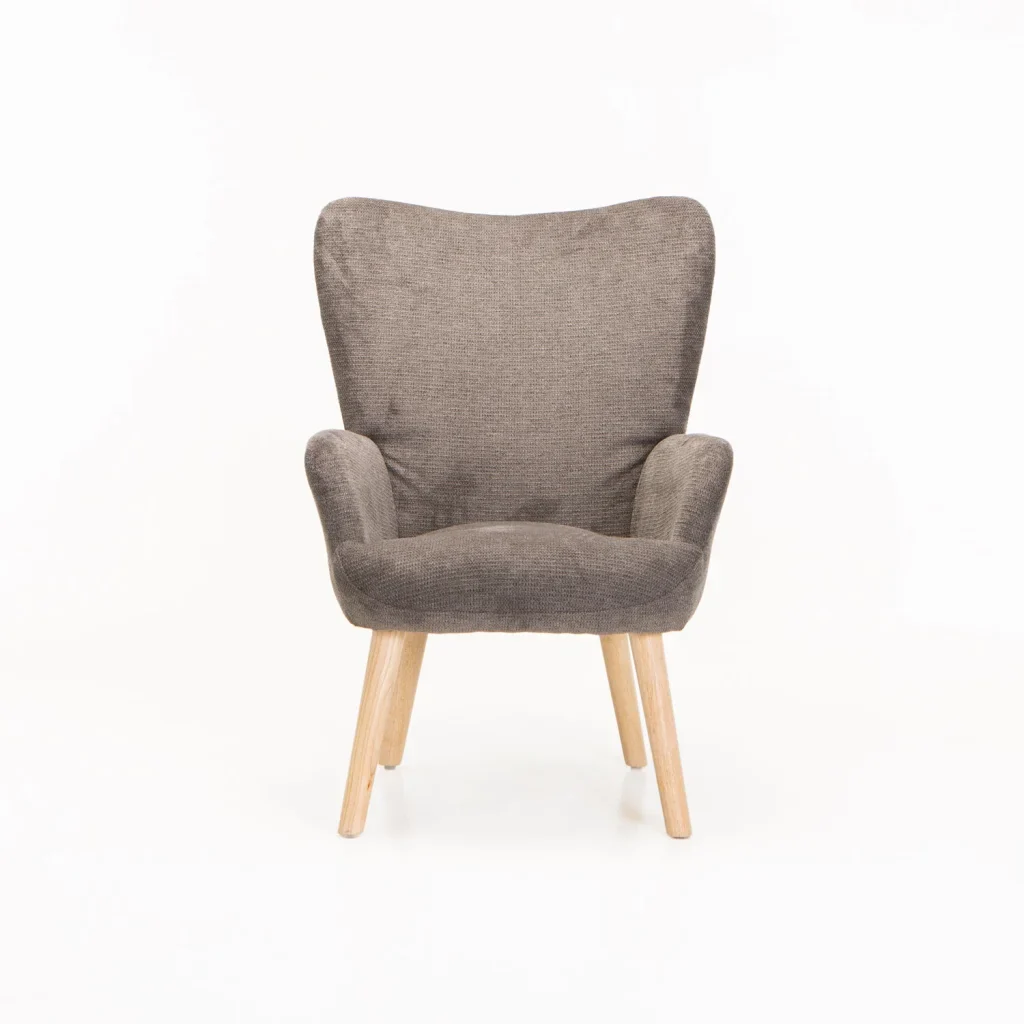 BRODY FABRIC CHAIR - DARK GREY