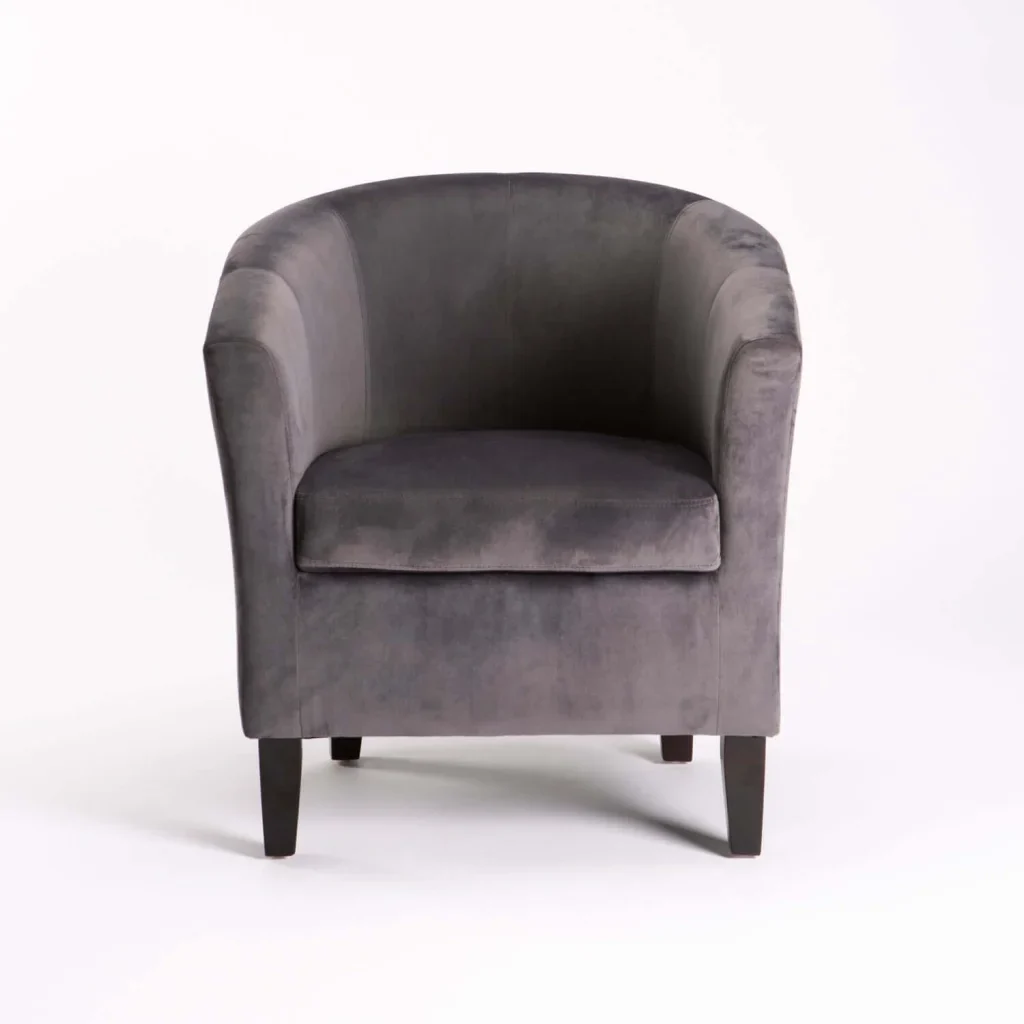 KELLY VELVET TUB ARMCHAIR