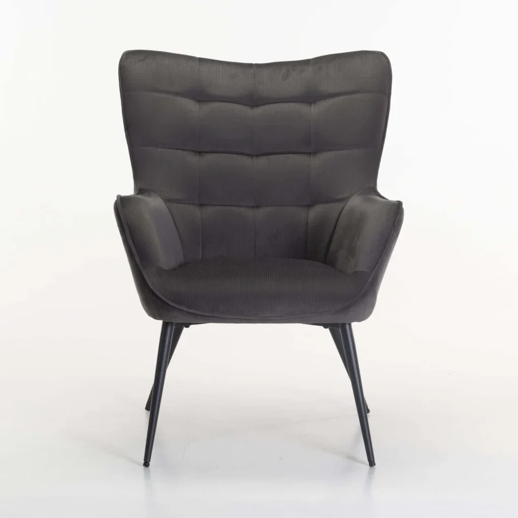 BJORN VELVET CHAIR - GREY