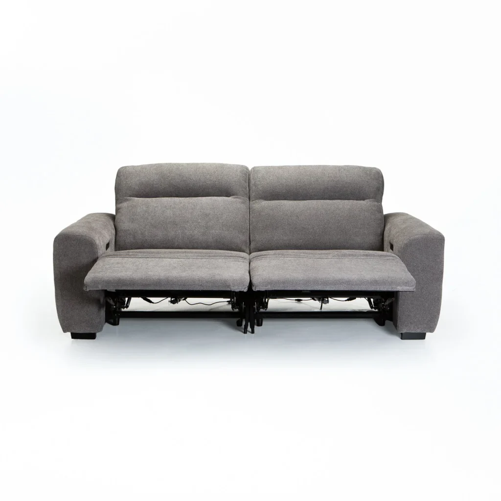 ENZO FABRIC ELECTRIC POWER 3 SEATER RECLINER