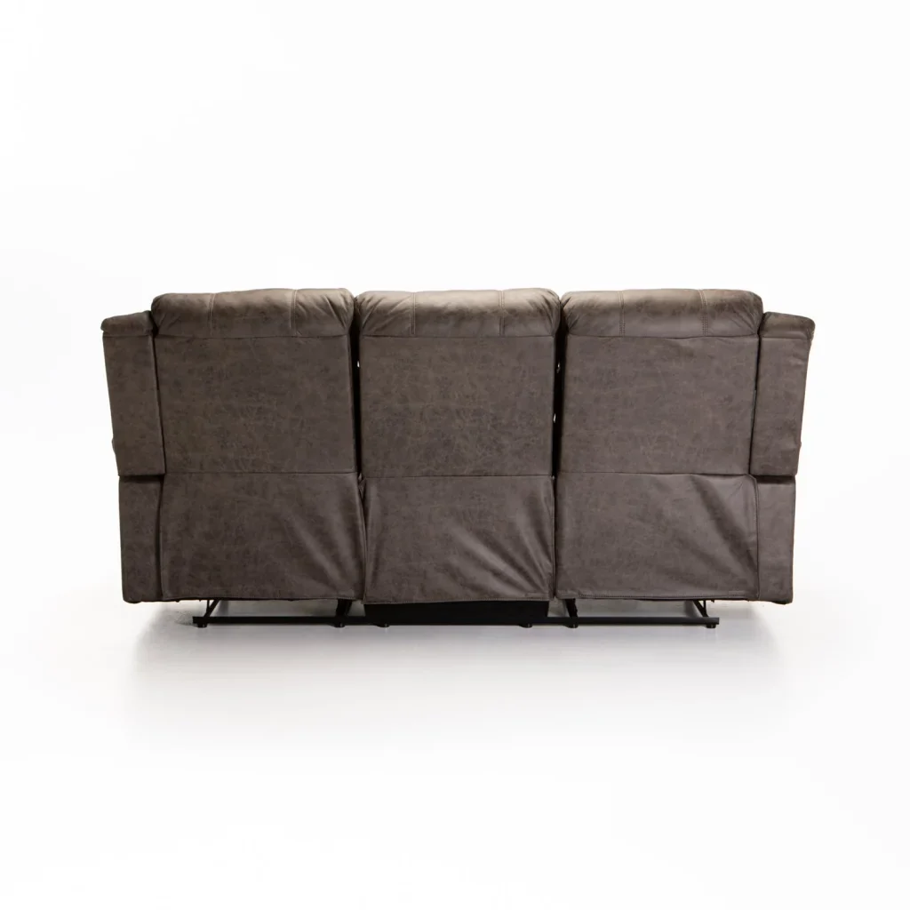 YAZ LUXURY FABRIC 3 SEATER RECLINER - GREY