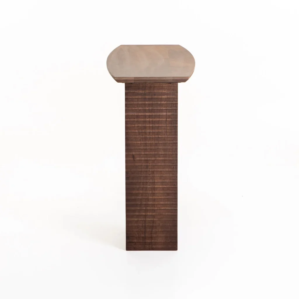 AGRA 120cm SOLID WOOD CONSOLE - LIGHT BROWN