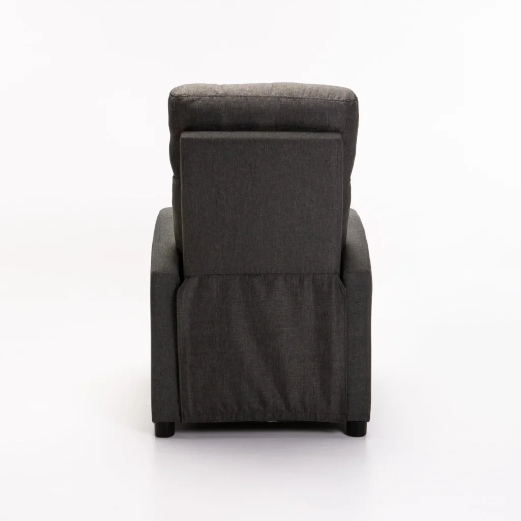 RON FABRIC ARMCHAIR RECLINER - DARK GREY