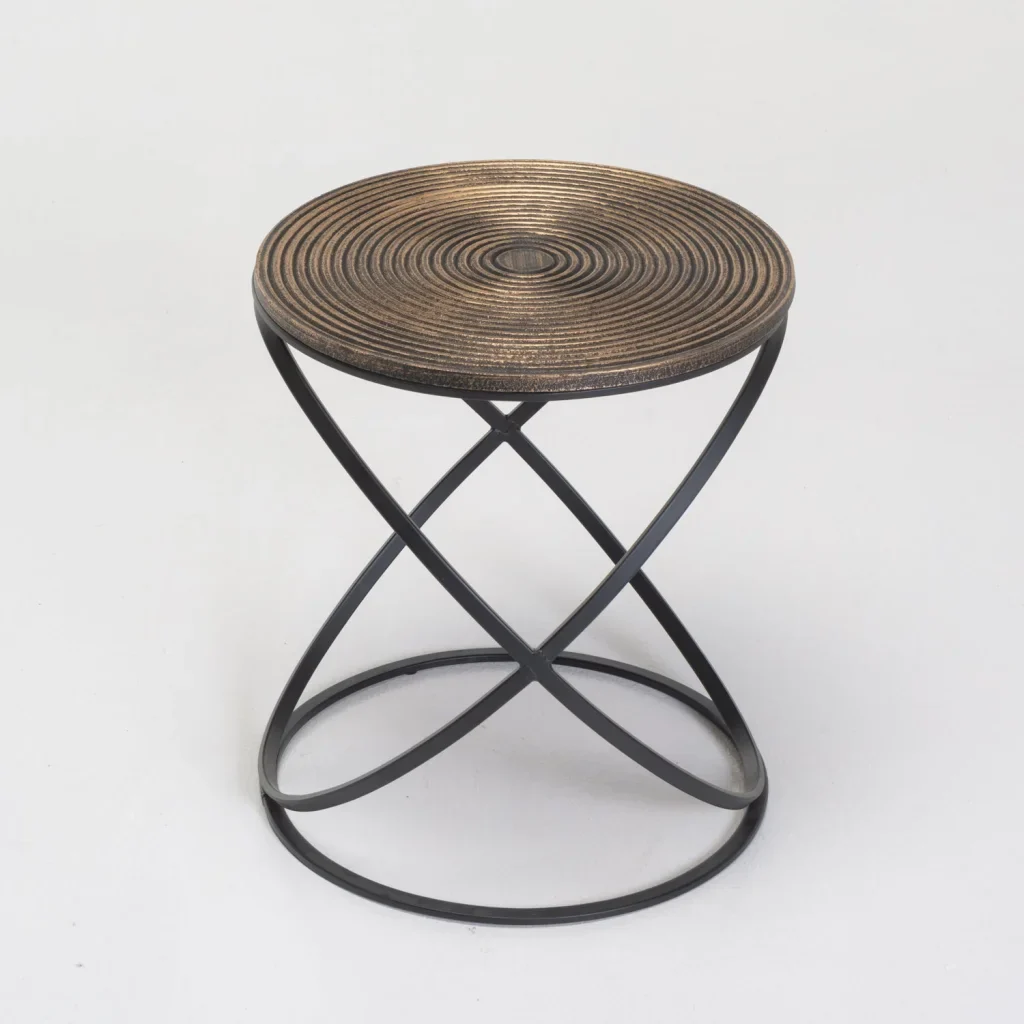 PAROS SET OF 2 TABLES - GOLD