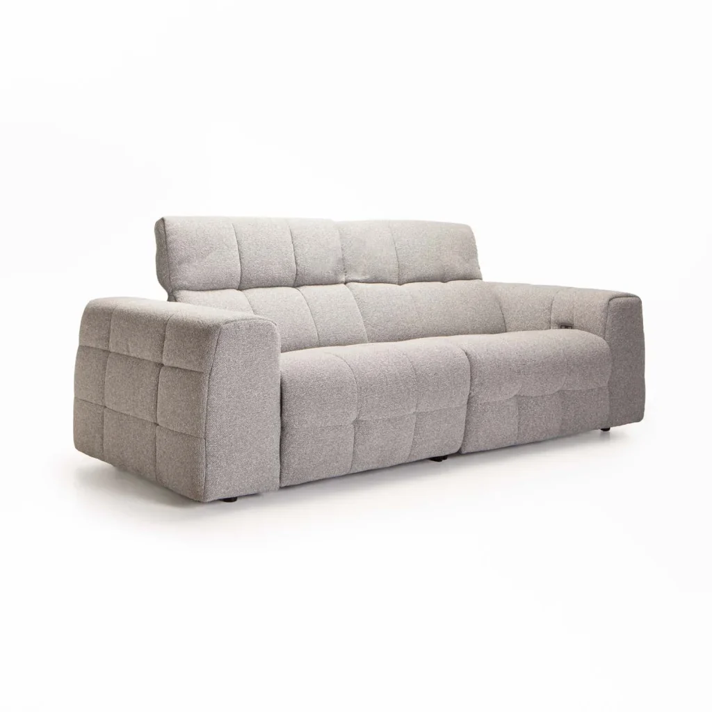 JULIO FABRIC ELECTRIC POWER 3 SEATER RECLINER