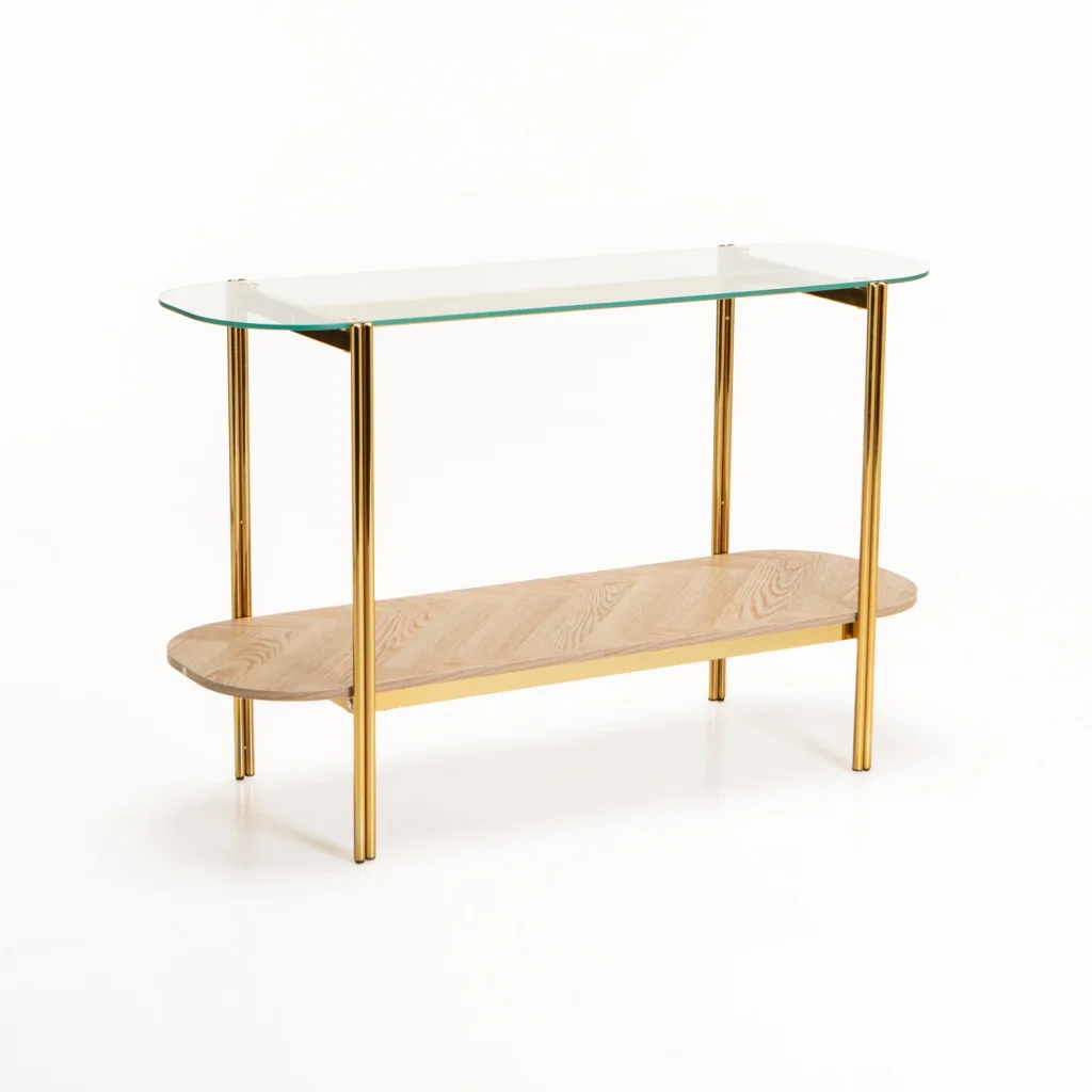 AMORE 120cm CONSOLE - GOLD OAK