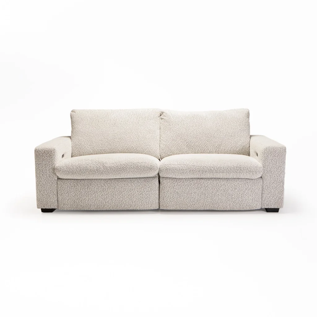 LEO FABRIC ELECTRIC POWER 3 SEATER RECLINER