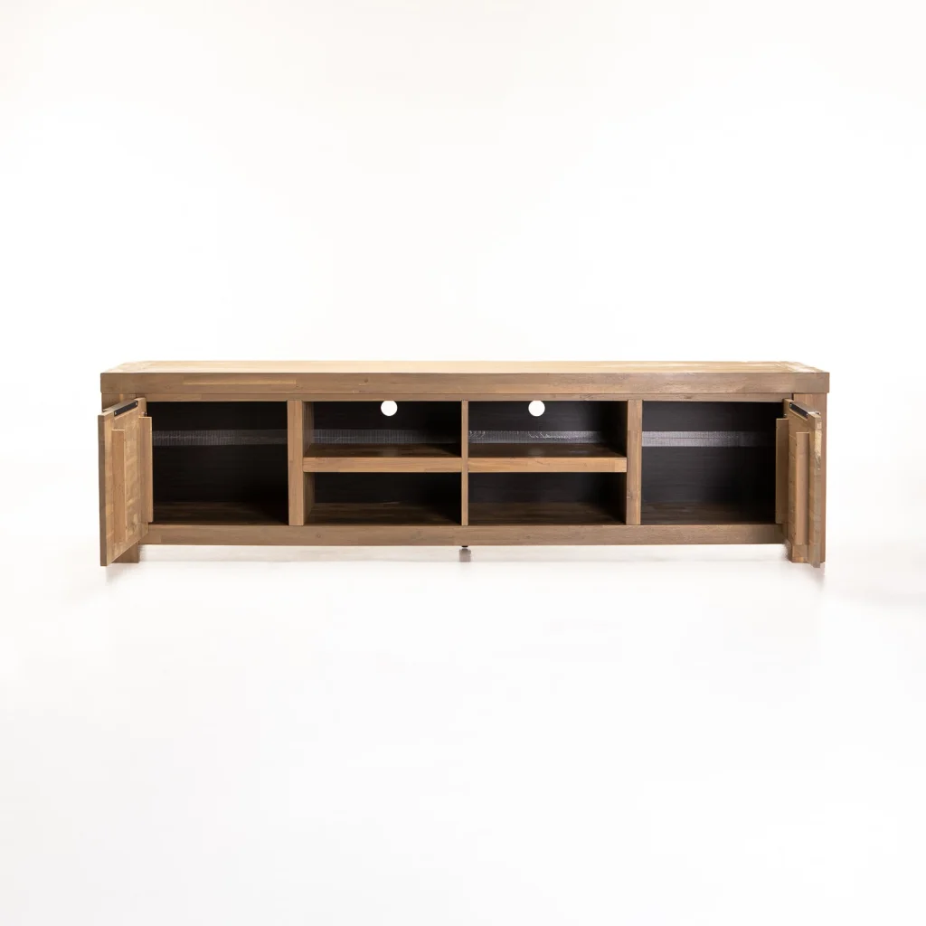 ARCTIC 210cm TV UNIT - LIGHT OAK