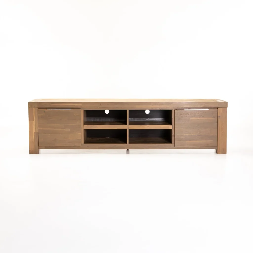 ARCTIC 210cm TV UNIT - LIGHT OAK