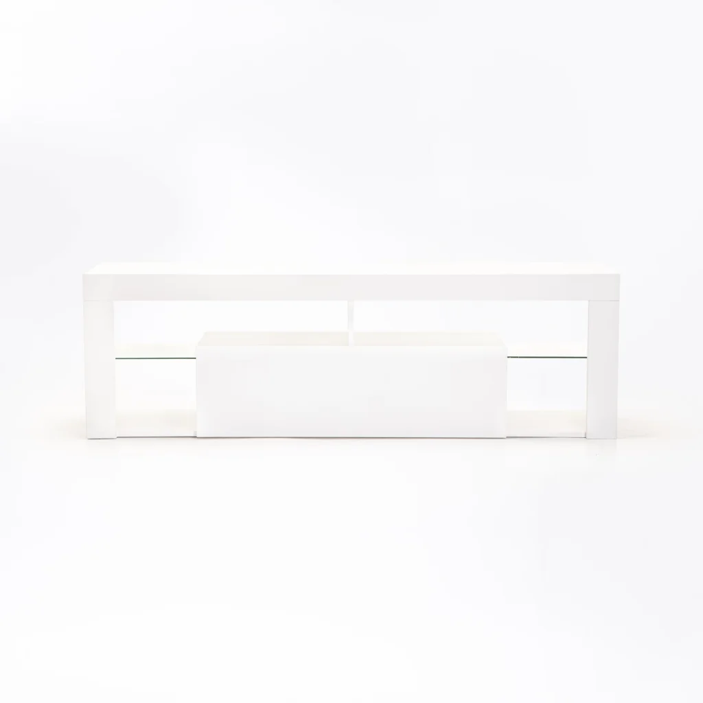 BARI 160cm 1 DOOR TV UNIT - WHITE