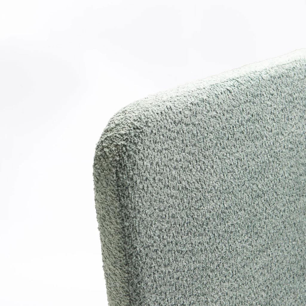 LUCY BOUCLE FABRIC HEADBOARD (3/4) - MINT