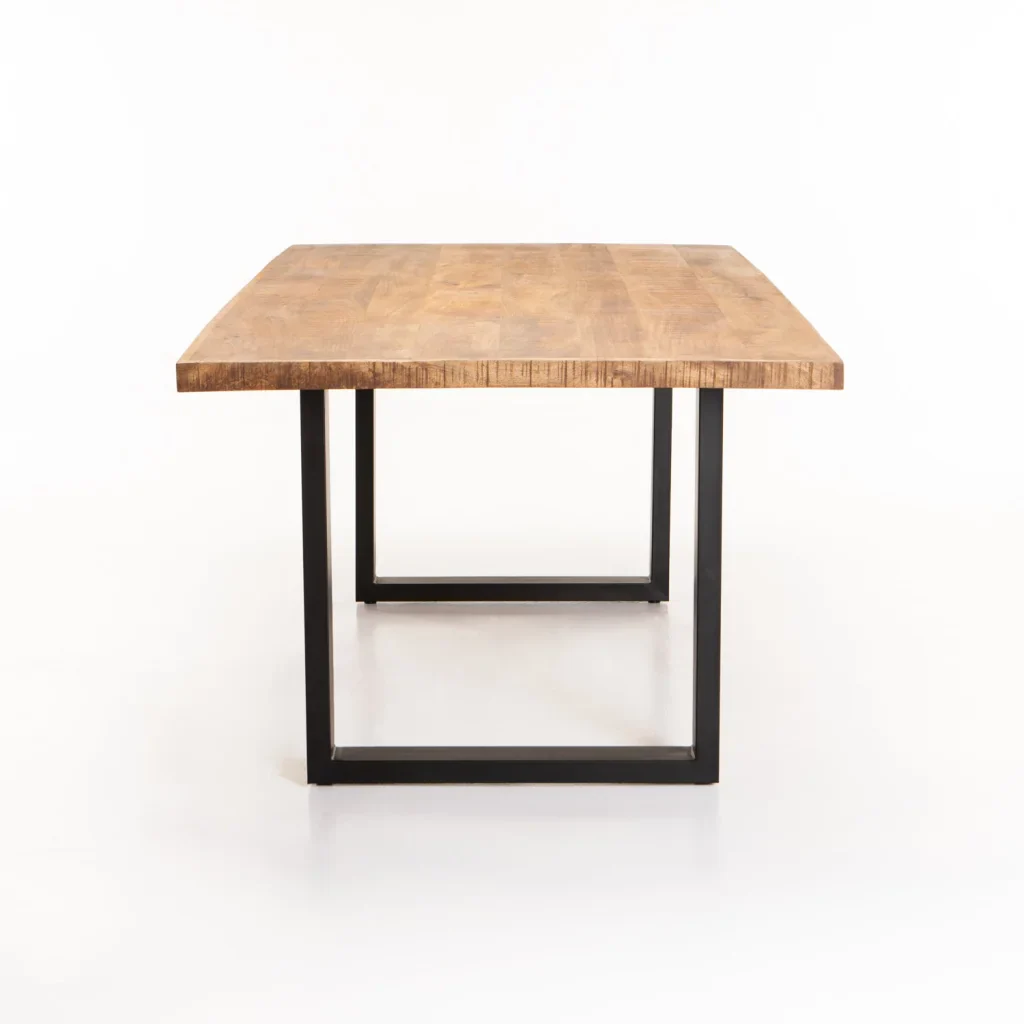 DIYA SOLID WOOD DINING TABLE 240 x 100 CM (8-10 SEATER) - MAGNOLIA RUSTIC