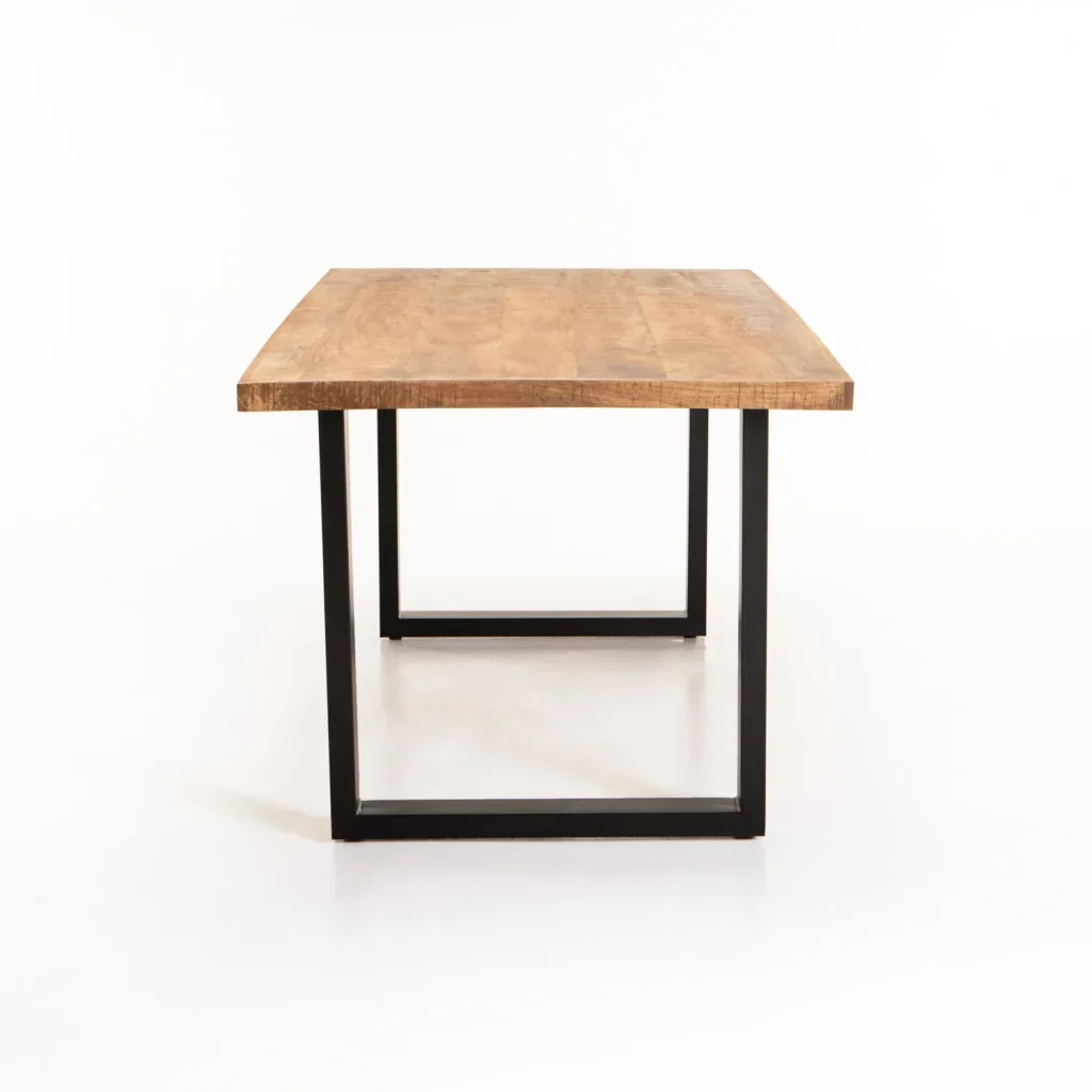 DIYA SOLID WOOD DINING TABLE 240 x 100 CM (8-10 SEATER) - MAGNOLIA RUSTIC
