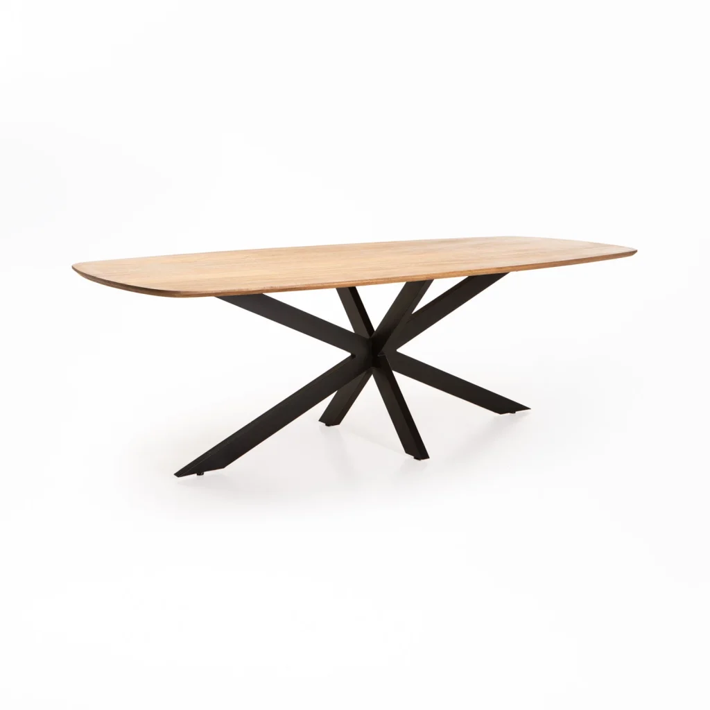 DAL DANISH OVAL SOLID WOOD DINING TABLE - MAGNOLIA