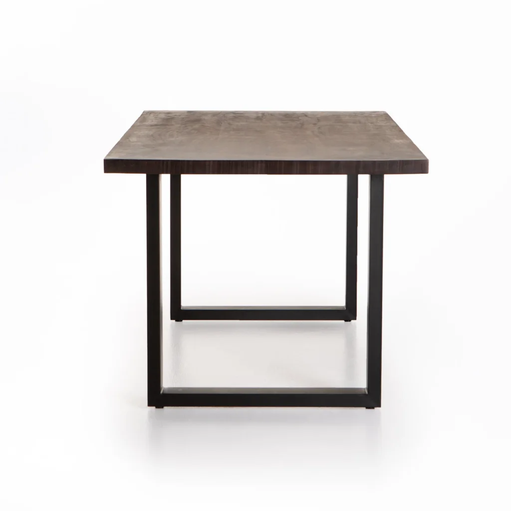 DIYA SOLID WOOD DINING TABLE   240 x 100 CM (8-10 SEATER)  - DARK BROWN
