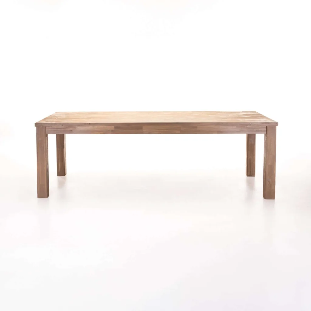 ARCTIC DINING TABLE  240 x 100 CM (8-10 SEATER)  - LIGHT OAK