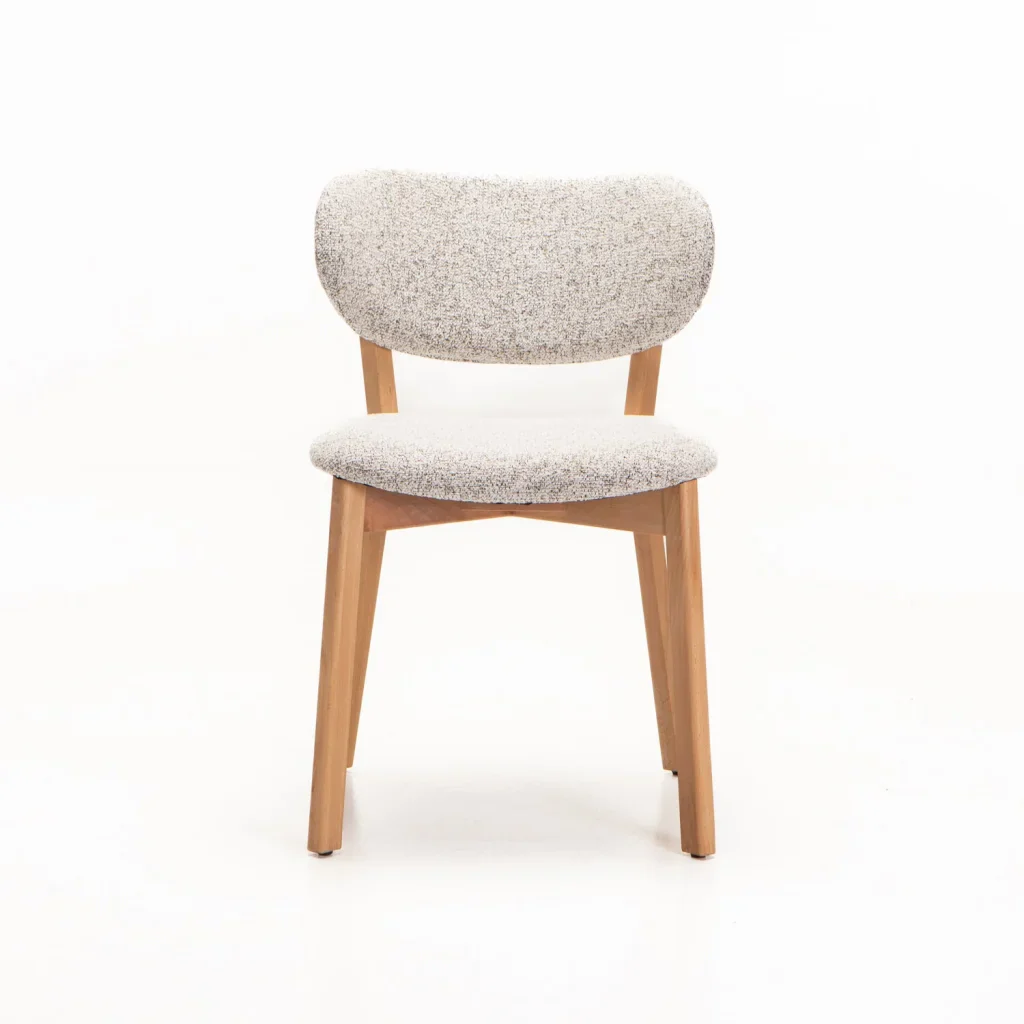SOFIA WOODEN DINING CHAIR-NATURAL LEG