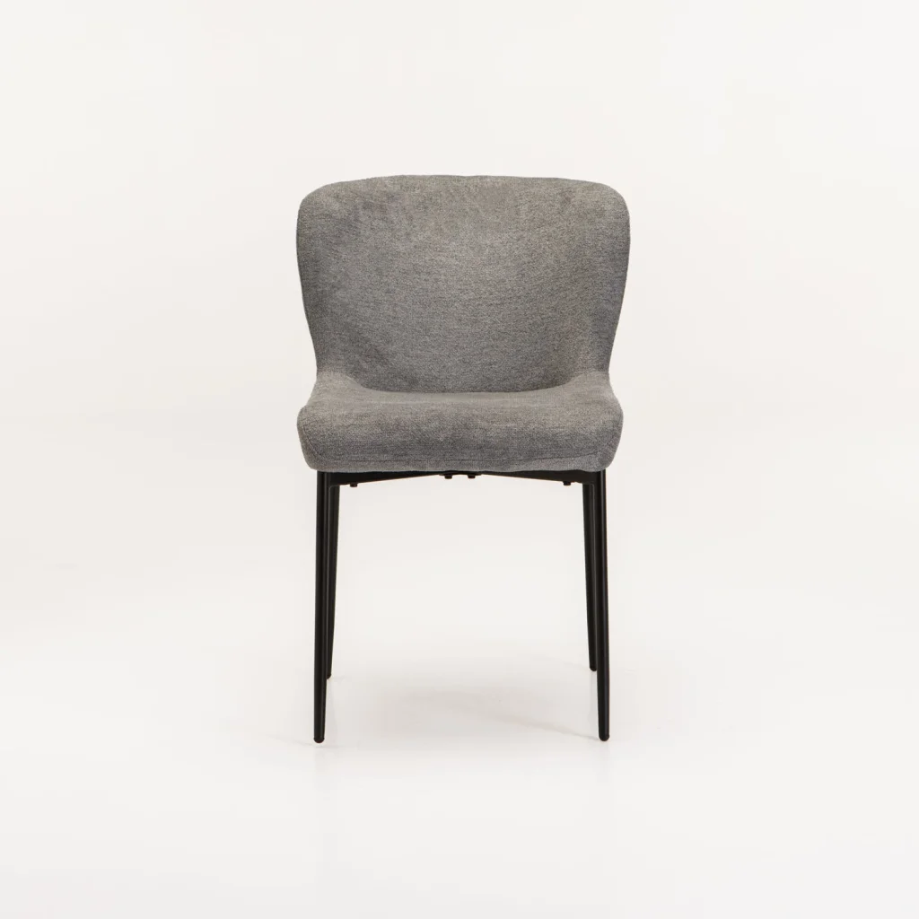 TORI FABRIC DINING CHAIR - GREY