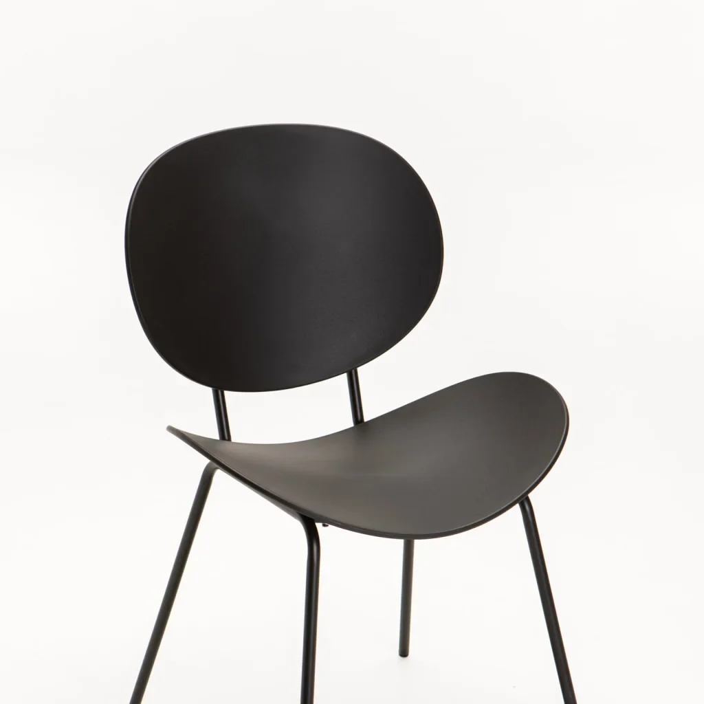 ZANE DINING CHAIR - BLACK