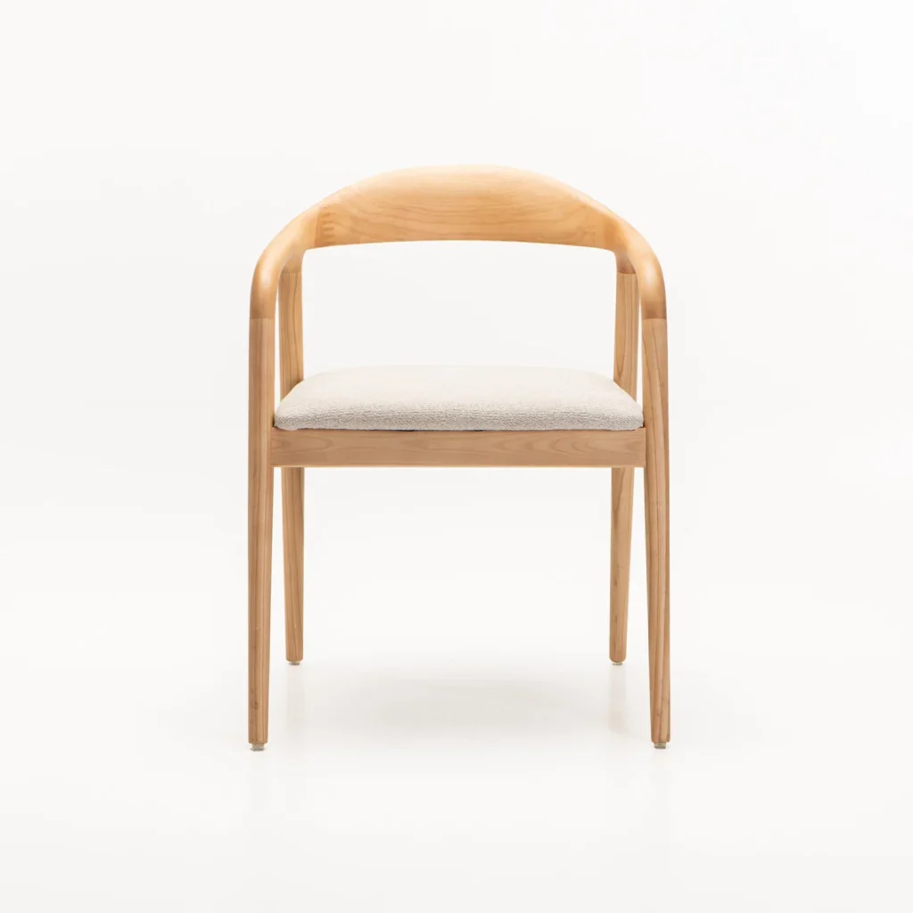 ALINA WOODEN DINING CHAIR - LIGHT OAK