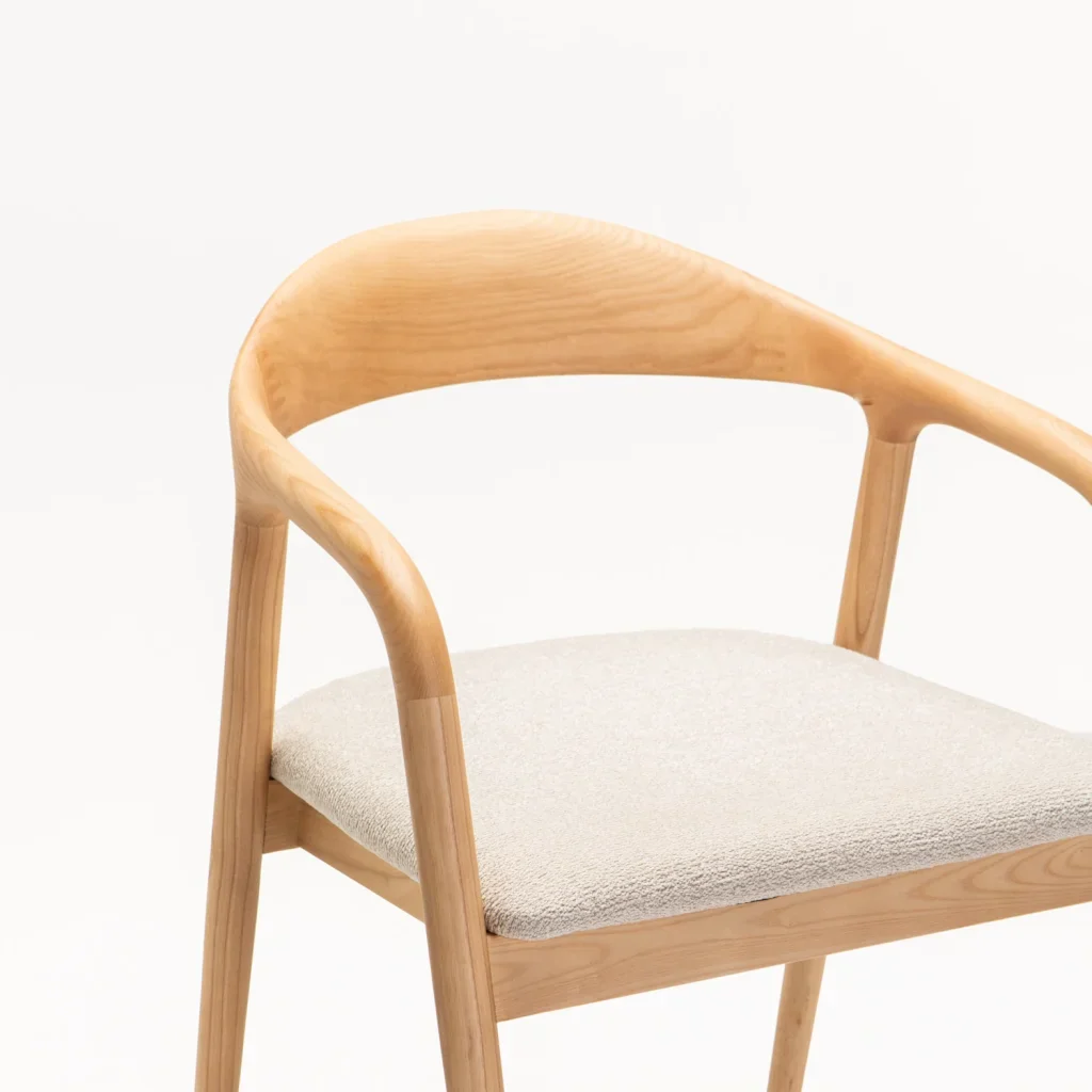 ALINA WOODEN DINING CHAIR - LIGHT OAK